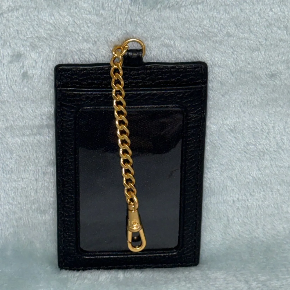 Tory Burch Black Pebbled Leather Thea Zip Continental Wallet